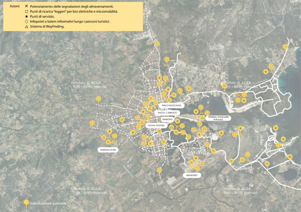 mappa ciclabilità turistica olbia